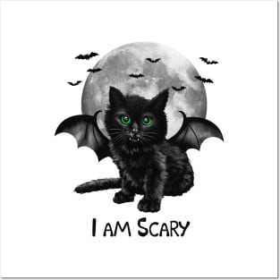 Scary Cat Posters and Art